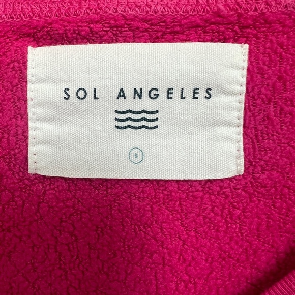 SOL ANGELES COASTAL WAVES PULLOVER Crewneck Size Small - Picture 3 of 6
